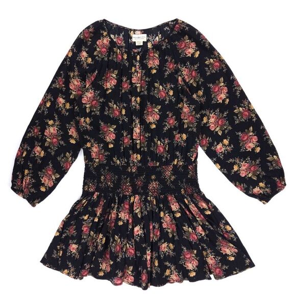 Denim & Supply Ralph Lauren Dresses & Skirts - RALPH LAUREN Drop Waist Smocked Mini Dress Prairie Western Farm Heritage Boho